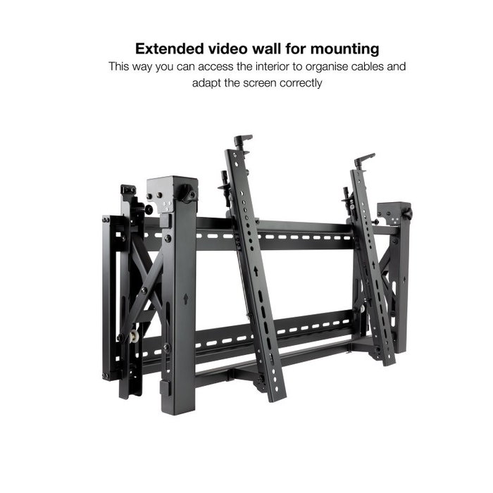 Tooq Soporte de Pared para Videowall TQVW4570T para TV de 45-70 pulgadas Tooq Soporte de Pared para Videowall TQVW4570T para TV de 45-70 pulgadas